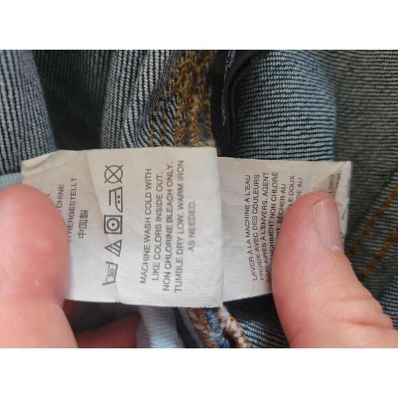 J Crew "Billie" 28 PETITE blue denim demi boot crop jeans - Picture 6 of 6